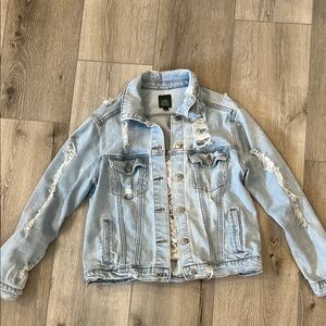Distressed Denim Jacket